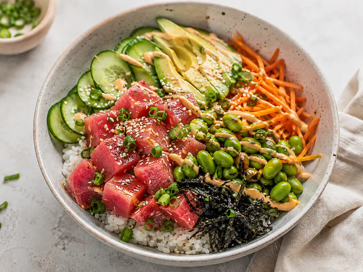 Vegan sushi bowl